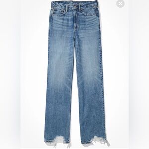 American eagle dreamy drape high waisted baggy wide leg jean